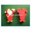 Christmas promotional gift santa shape silicone USB flash drive